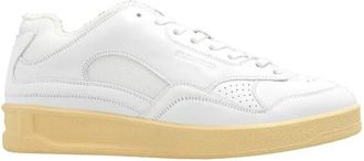 Jil Sander Sneakers - Heren - Sneakers - Wit - 40 EU - Katoen - Schoenen