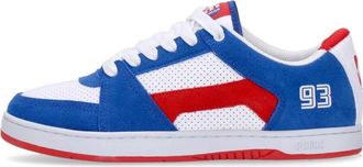 Etnies Rap Lo Skate Schoenen Blauw/Rood/Wit - Heren - Sneakers - Veelkleurig - 46 EU - Su&egrave;de - Schoenen