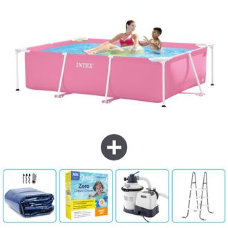 Intex Piscina Con Estructura Rectangular - 220x150x60 Cm - 7-piezas Scb71