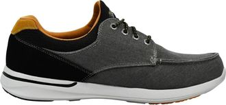 Skechers Mens Mosen Boat Shoe In Charcoal