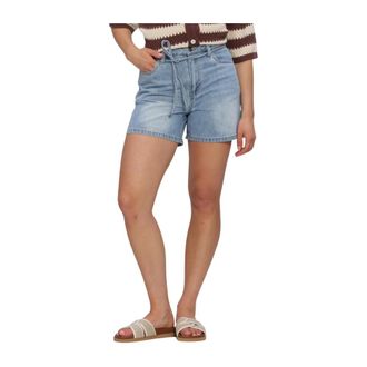 Object Object, Dames, Korte broeken, Blauw, Maat: XS Denim