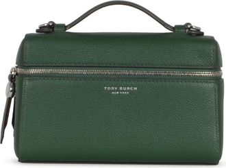 Tory Burch Tory Burch, Handbags, female, Green, Size: ONE SIZE Romy Slim Top Handle