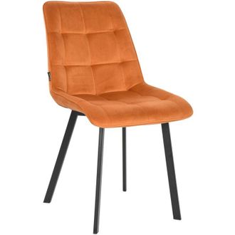 OEM Silla Tapizada Tuluza Terciopelo Canela