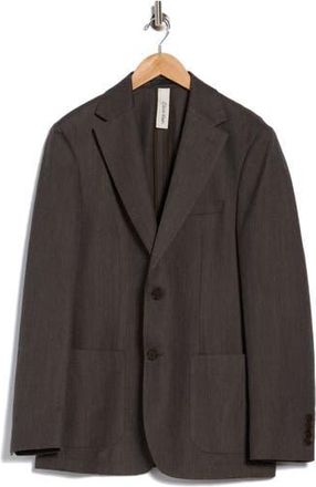 Calvin Klein Herringbone Two-Button Sport Coat in Brown at Nordstrom Rack, Size 46 Regular