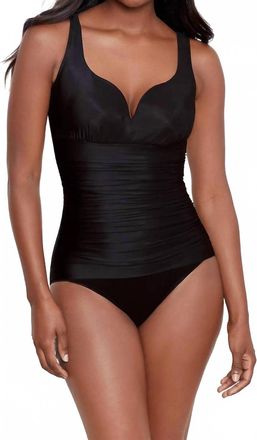 Miraclesuit Cherie One Piece Swimsuit In Black