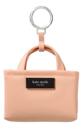 Kate Spade New York nano tote bag charm in Light Cantaloupe at Nordstrom