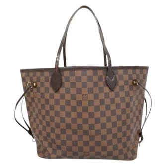 Louis Vuitton Pre-owned Tote Bags, female, Brown, Size: ONE SIZE Pre-owned Neverfull MM Tote bag