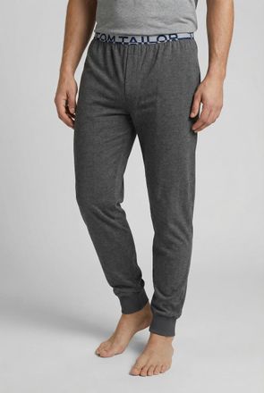 Tom Tailor Pyjamahose TOM TAILOR Br&uuml;gge, Herren, Gr. 102, N-Gr, grau, Single Jersey, Obermaterial: 60% Baumwolle, 40% Polyester, bequem lang, Hosen Pyjamahose, L