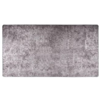 Berkfield Home Rug Washable 190x300 cm Grey Anti Slip | Size: 100 cm diameter
