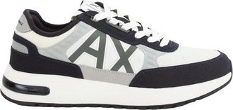A|X Armani Exchange Eco-suede Color Block Logo Sneakers - Heren - Sneakers - Veelkleurig - 43 EU - Polyester - Schoenen