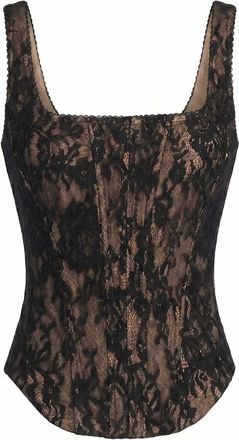 Self Portrait Lace Corset Top