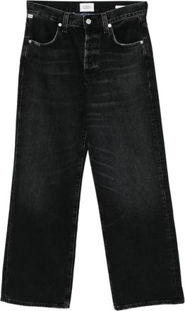 Citizens Of Humanity ANNINA high-raise wide leg jeans - Black