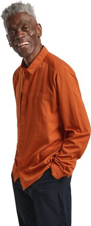 Jack Wolfskin Langarmhemd JACK WOLFSKIN SIERRA CANYON LS M, Herren, Gr. M (50), Normalgr&ouml;ssen, orange (burnt, orange), Obermaterial: 100% POLYAMID; Futter: 100% POL