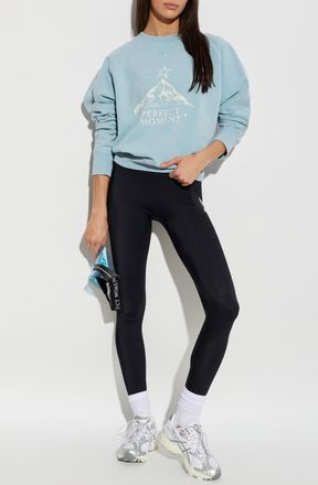 Perfect Moment Sweatshirt With Vintage Effect, Womens, Blue