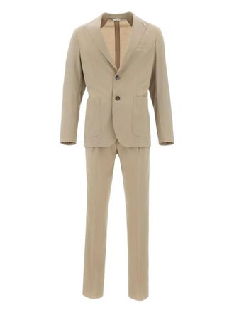 Manuel Ritz single-breasted suit - Neutrals