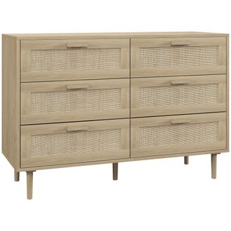 HOMCOM C&oacute;moda 110x40x75 cm roble