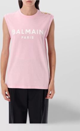 Balmain cotton tank top