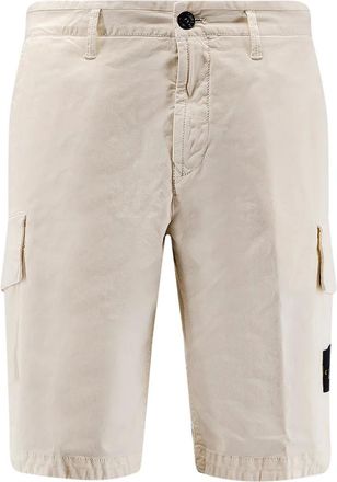 Stone Island Heren, Korte broeken, Wit, Maat: W33