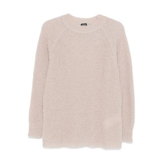 Marella Truien & Vesten, Dames, Beige, M, Ronde hals knitwear
