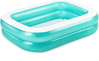 OEM Piscina Hinchable Familiar Transl&uacute;cida 200x146x48 Cm - Verde