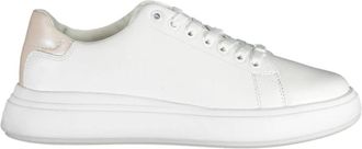 Calvin Klein Sportieve witte sneakers met contrastdetails - Dames - Sneakers - Wit - 40 EU - Schoenen