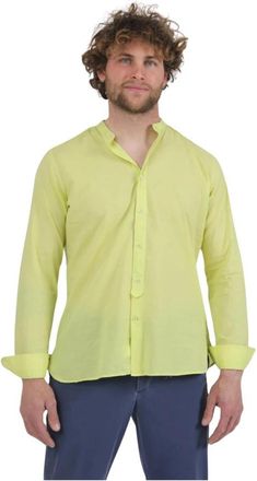 Tintoria Mattei Camicia - Heren - Casual Overhemden - Groen - 2XL - Overhemden