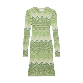 MC2 Saint Barth Short Dresses, female, Green, Size: S Imany Dress