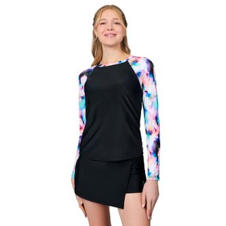 Free Country Womens Long Sleeve Swim Shirt