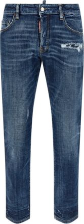 Dsquared2 Dsquared&sup2; Blauwe Katoenen Jeans Denim