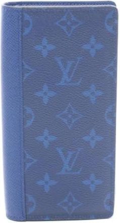 Louis Vuitton Pre-owned Taigarama Lange portemonnee (bi-fold) - Heren - Vintage Accessoires - Blauw - ONE Size - Vintage