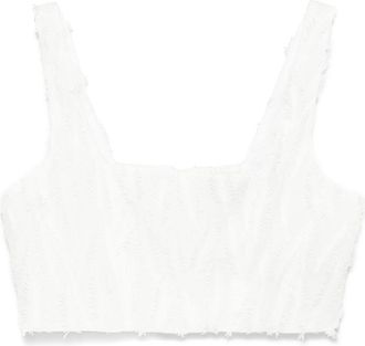 Federica Tosi Top met patch - Wit