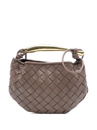Bottega Veneta 2012-2025 Baby Lambskin Intrecciato Sardine Bag satchel - women - Lambskin - One Size - Brown