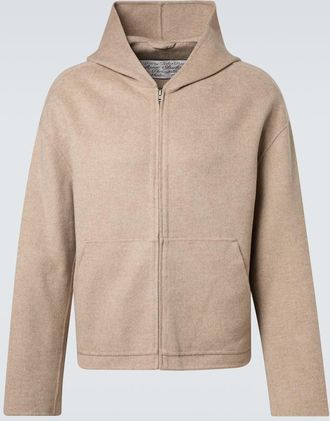 Acne Studios Felpa in lana e cashmere con cappuccio