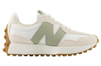 New Balance Womens 327, White/Sage, 7 UK