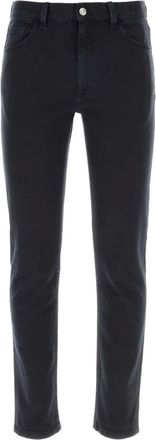 Ermenegildo Zegna Jeans con applicazione logo - Nero