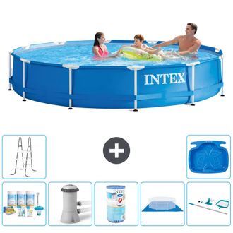 Intex Piscina Con Estructura Redonda - 366x76 Cm - 7-piezas S41578