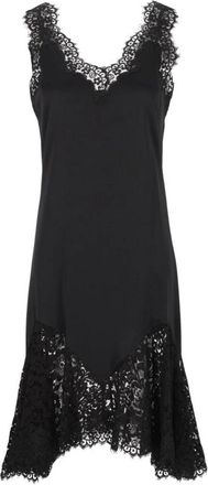 Stella McCartney Dames, Jurken, Zwart, Maat: S Viscose