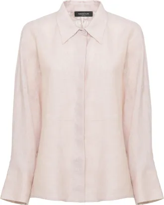 Fabiana Filippi Beige Light Point Linen Shirt