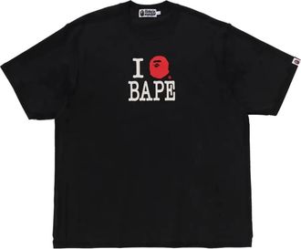 A Bathing Ape T-shirt con stampa - Nero
