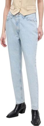 Levi's Jeans, Dames, Blauw, W30 L28, Leer, Slim-fit Jeans