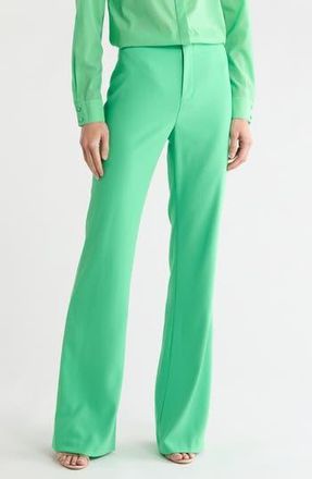 Alice & Olivia Teeny Bootcut Pants in Garden Green at Nordstrom Rack, Size 14