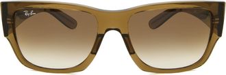 Ray-Ban RB0947S Carlos 664051 Mens Sunglasses Brown Size 56