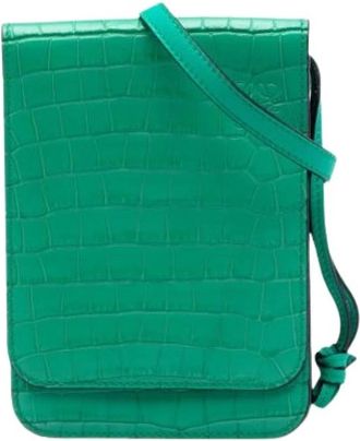Loewe Pre-owned Crossbody Bag - Dames - Vintage Schoudertas - Groen - ONE Size - Vintage