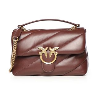 Pinko Handbags, female, Purple, Size: ONE SIZE Love Bag Puff
