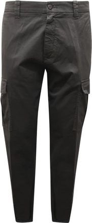 Eleventy K75Panj 18 Cargo Broek - Heren - Chinos - Zwart - W34 - Broeken