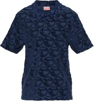 Kenzo Uomo, Top, Blu, L, new