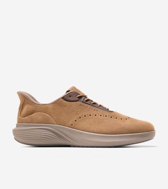Cole Haan Mens &Oslash;riginal Grand Neoarc Quick-On Wingtip Oxford Shoes - Brown Size 10.5