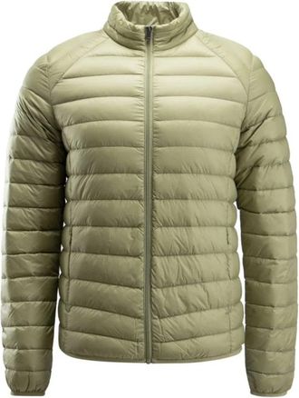 Jott Licht Getailleerde Jas - Heren - Winterjassen - Groen - 3XL - Leer - Jassen