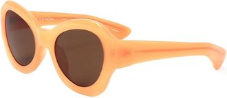 Linda Farrow DRIES VAN NOTEN DVN35 C3 Mens Sunglasses Orange Size 51