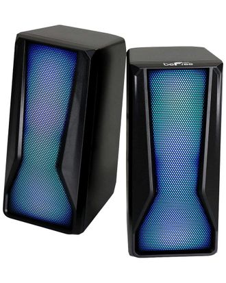 beFree Sound Color LED Dual Gaming Speakers